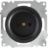 Розетка 1-м СП Florence 16А IP20 без заземл. винтов. клеммы механизм черн. (1E10301303) OneKeyElectr
