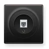 Розетка компьютерная 1-м СП Florence RJ45 кат.5E механизм черн. (1E20701303) OneKeyElectro 2172816