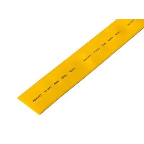Трубка термоусадочная 25.0/12.5 1м желт. Rexant 22-5002