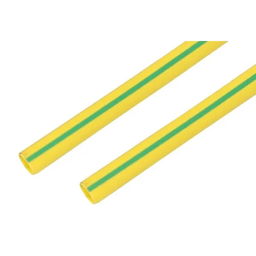 Трубка термоусадочная 25.0/12.5 1м желт./зел. Rexant 22-5007