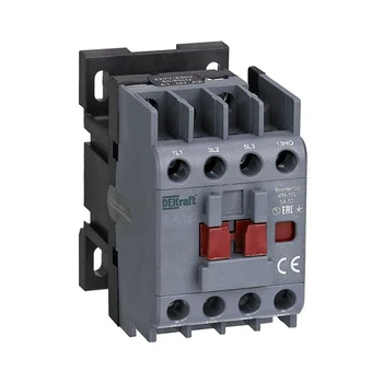 Контактор КМ-102 3п 9А кат. 230В AC 1НО AC-3 AC-4 DEKraft 22001DEK