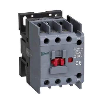 Контактор КМ-102 3п 32А кат. 230В AC 1НО AC-3 AC-4 DEKraft 22005DEK