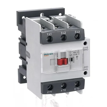 Контактор КМ-103 95А кат. 380В AC 1НО+1НЗ AC-3 DEKraft 22149DEK