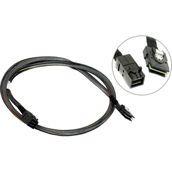 Кабель Adaptec ACK-I-HDMSAS-MSAS 1m Кабель HDmSAS-miniSAS внутренний, 1м.