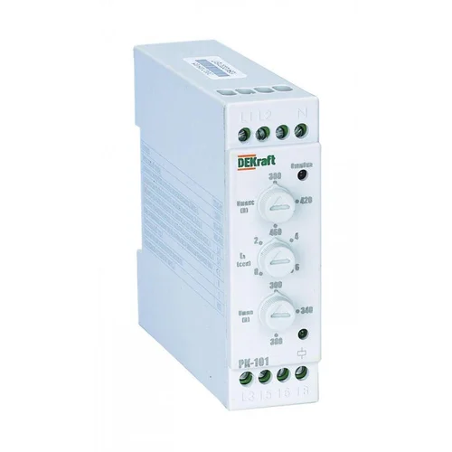 Реле контроля фаз РК-101 380В тип 02 DEKraft 23301DEK