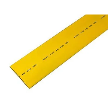 Трубка термоусадочная Н-1 40.0/20.0 1м желт. Rexant 24-0002