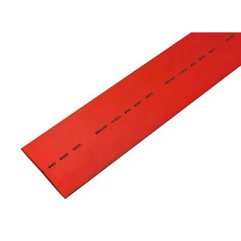 Трубка термоусадочная 40.0/20.0 1м красн. Rexant 24-0004