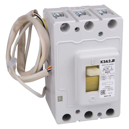 Выключатель автоматический ВА57-35-641210-160А-1000-440DC-НР230AC/220DC-УХЛ3-КЭАЗ
