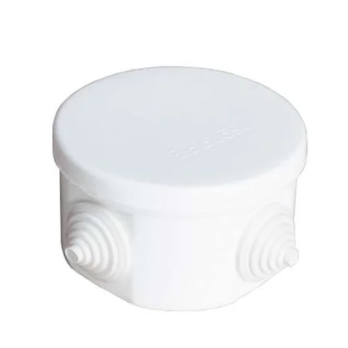 Коробка распределительная ОП 75х45мм IP54 4 выхода 4 гермоввода крышка защелкивающаяся бел. Epplast