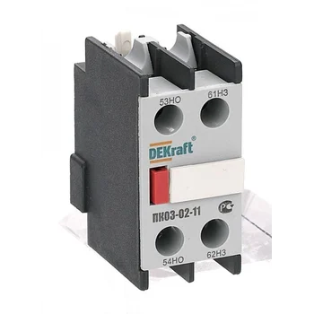 Приставка контактная ПК-03 лицев. доп. контакты 1НО+1НЗ DEKraft 24100DEK