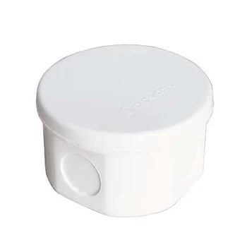 Коробка распределительная ОП 75х45мм IP54 4 выхода без гермовводов крышка защелкивающаяся бел. Eppla