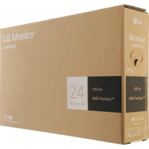 Монитор LG 23.8" 24MR400-B черный IPS LED 16:9 HDMI матовая 250cd 178гр/178гр 1920x1080 100Hz FreeSy