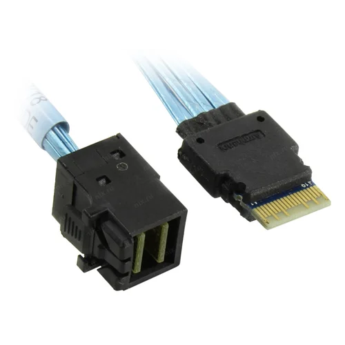 Кабель Gigabyte HDmSAS-SlimSAS 80см, внутренний