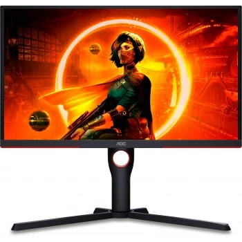 Монитор AOC 24.5" Gaming 25G3ZM черный/красный VA LED 16:9 HDMI матовая HAS Piv 300cd 178гр/178гр 19