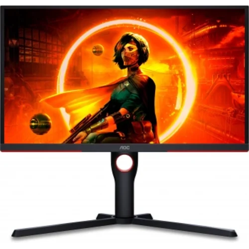 Монитор AOC 24.5" Gaming 25G3ZM черный/красный VA LED 16:9 HDMI матовая HAS Piv 300cd 178гр/178гр 19
