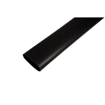 Трубка термоусадочная тонкостен. 75.0/22.0 с клеем (3:1) 1м черн. Rexant 26-0075