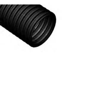 Труба гофрированная ПНД легкая d63мм с протяжкой черн. (уп.15м) Ruvinil 26301