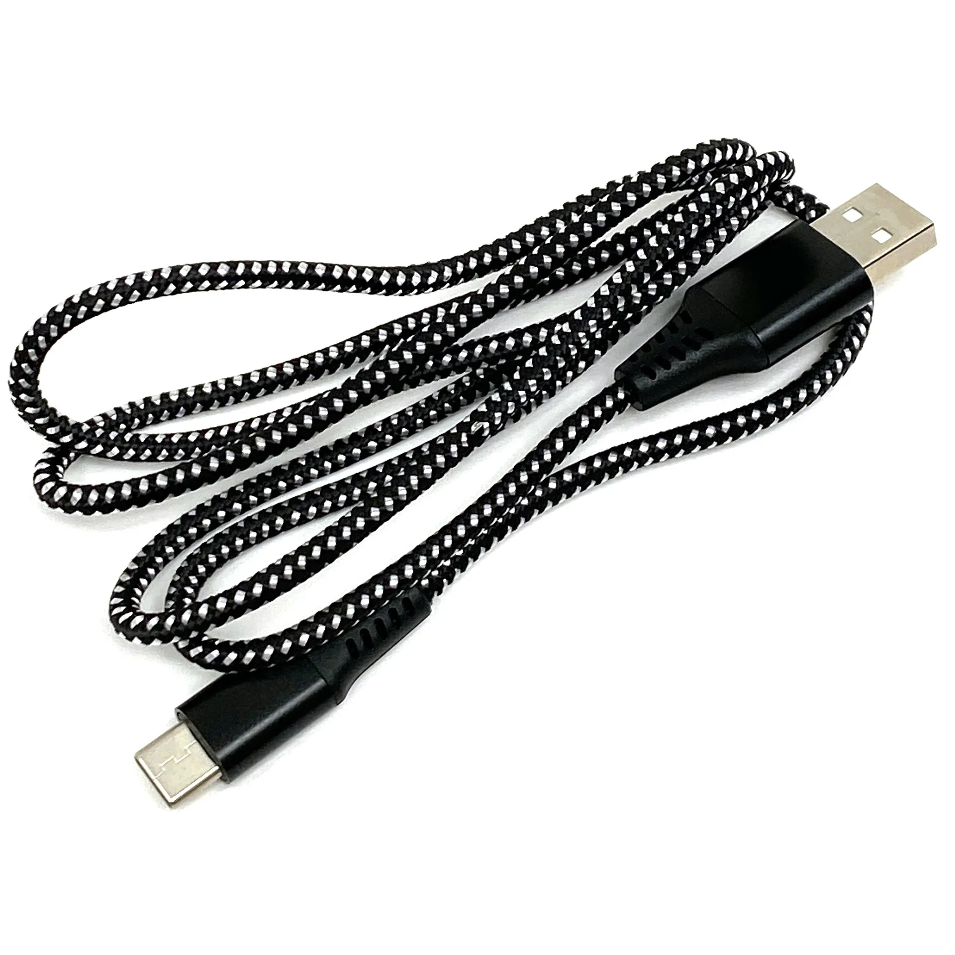 Кабель универсальный (USB - USB Type C) (черный, 1м)