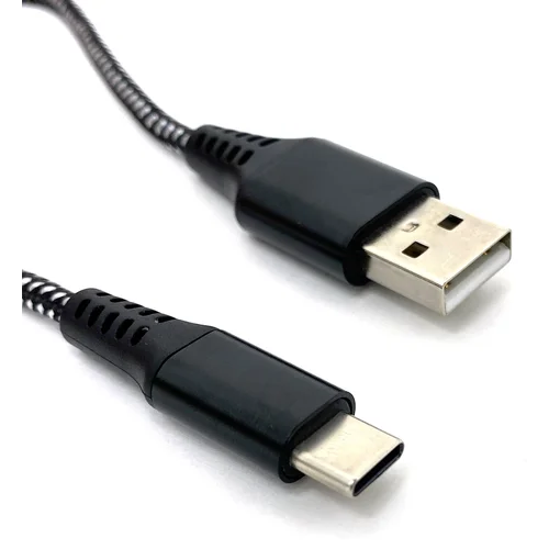 Кабель универсальный (USB - USB Type C) (черный, 1м)