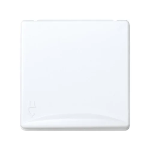 Розетка 1-м СП 2мод. Simon27 16А IP40 2P+E с заземл. защ. шторки с откидн. крышкой широкий модуль ме
