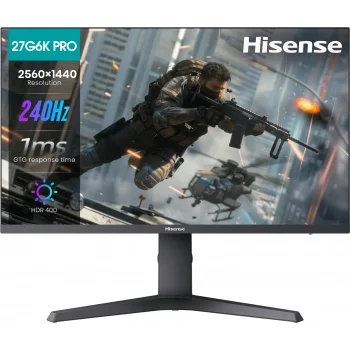 Монитор Hisense 27" 27G6K-PRO черный IPS LED 1ms 16:9 HDMI матовая 1000:1 320cd 89гр/89гр 2560x1440