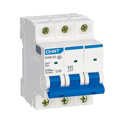 Выключатель автоматический модульный 3п D 63А 4.5кА NXB-63S (R) CHINT 296846