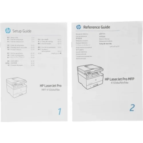 МФУ лазерный HP LaserJet Pro 4103dw (2Z627A) A4 Duplex Net WiFi белый