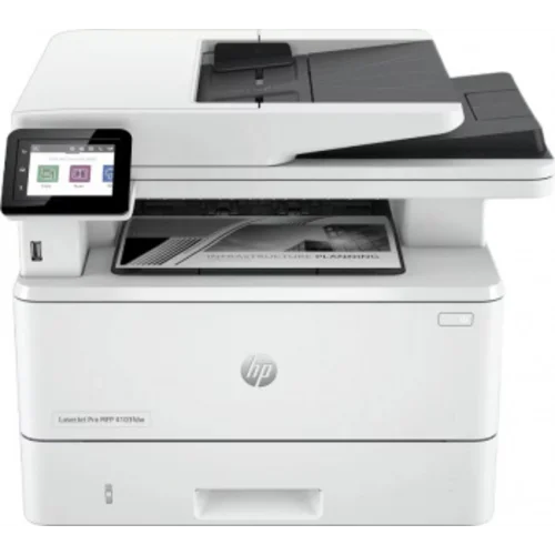 МФУ лазерный HP LaserJet Pro 4103fdw (2Z629A) A4 Duplex Net WiFi белый