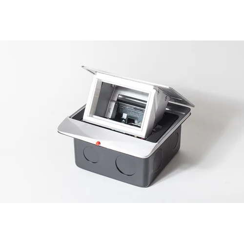 Люк на 1,5 поста (45х45), алюминий, с металлической коробкой, IP44