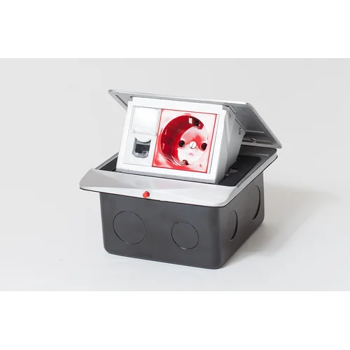 Люк на 1,5 поста (45х45), алюминий, с металлической коробкой, IP44