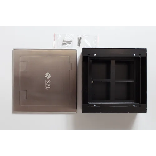 Люк на 4 поста (45х45), из нержавеющей стали, с коробкой, IP40