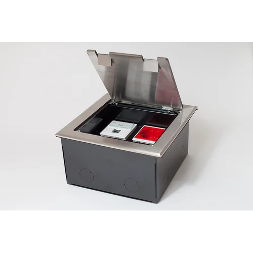 Люк на 4 поста (45х45), из нержавеющей стали, с коробкой, IP40