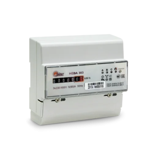 Счетчик "НЕВА" 303 0,5T0 1(7,5) трехфазный, однотарифный