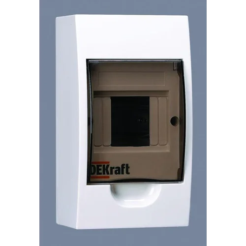 Корпус навесной ЩРН-П-4 20х11х9 4мод.IP41 пластик. DEKraft 31008DEK