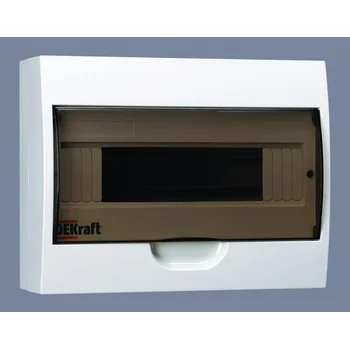 Корпус навесной ЩРН-П-12 12мод. IP41 пластик. DEKraft 31011DEK
