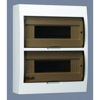 Корпус навесной ЩРН-П-24 24мод. IP41 пластик. DEKraft 31013DEK