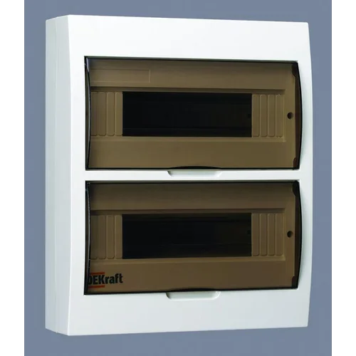 Корпус навесной ЩРН-П-24 24мод. IP41 пластик. DEKraft 31013DEK