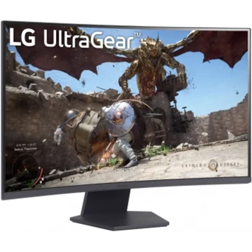 Монитор LG 31.5" UltraGear 32GS60QC-B черный VA LED 16:9 HDMI матовая 3000:1 300cd 178гр/178гр 2560x