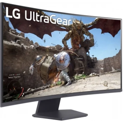 Монитор LG 31.5" UltraGear 32GS60QC-B черный VA LED 16:9 HDMI матовая 3000:1 300cd 178гр/178гр 2560x