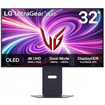 Монитор LG 31.5" UltraGear 32GS95UV-B черный OLED LED 16:9 HDMI M/M матовая HAS Piv 275cd 178гр/178г