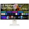 Монитор LG 31.5" MyView 32SR85U-W белый IPS LED 16:9 HDMI M/M Cam матовая HAS 400cd 178гр/178гр 3840
