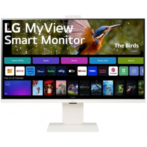 Монитор LG 31.5" MyView 32SR85U-W белый IPS LED 16:9 HDMI M/M Cam матовая HAS 400cd 178гр/178гр 3840