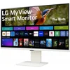 Монитор LG 31.5" MyView 32SR85U-W белый IPS LED 16:9 HDMI M/M Cam матовая HAS 400cd 178гр/178гр 3840