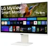 Монитор LG 31.5" MyView 32SR85U-W белый IPS LED 16:9 HDMI M/M Cam матовая HAS 400cd 178гр/178гр 3840