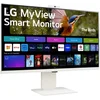 Монитор LG 31.5" MyView 32SR85U-W белый IPS LED 16:9 HDMI M/M Cam матовая HAS 400cd 178гр/178гр 3840