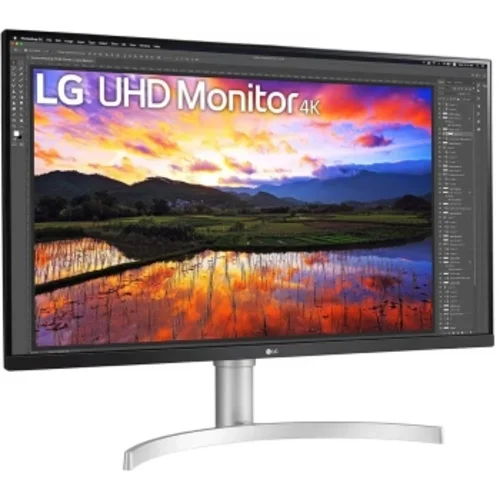 Монитор LG 31.5" 32UN650K-W черный IPS LED 16:9 HDMI M/M матовая HAS 1000:1 350cd 178гр/178гр 3840x2
