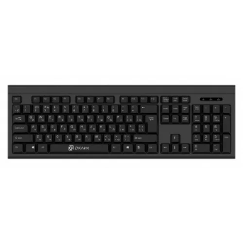 Клавиатура + мышь Оклик 600M клав:черный мышь:черный USB (337142)