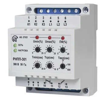 Реле напряжения РНПП-301 3ф НовАтек-Электро 3425600301