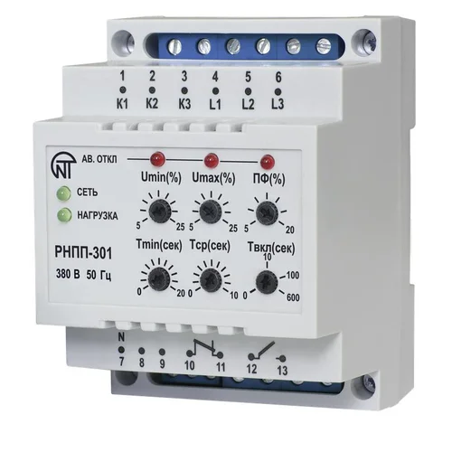 Реле напряжения РНПП-301 3ф НовАтек-Электро 3425600301