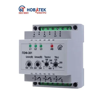 Переключатель фаз электронный ПЭФ-301 НовАтек-Электро 3425601301